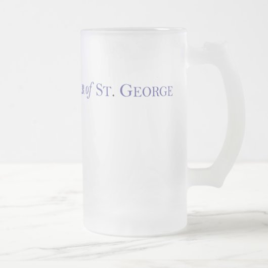 Tasse en verre dépoli (Droit)
