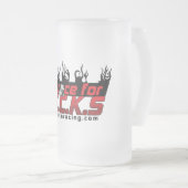 Tasse en verre givré (Devant droit)