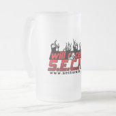 Tasse en verre givré (Devant gauche)