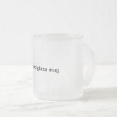 tasse en verre givré (Devant droit)