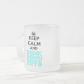 Tasse en verre givré (Devant gauche)