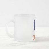 Tasse en verre givré avec le logo de Copenhague (Gauche)