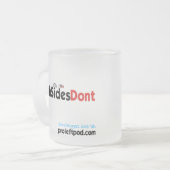 Tasse en verre givré - #BothSidesDont (Devant gauche)