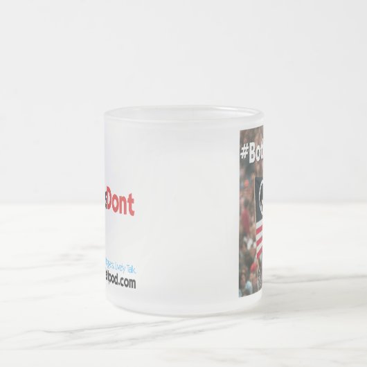 Tasse en verre givré - #BothSidesDont (Centre)