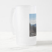 TASSE EN VERRE GIVRÉ DE 16 ONCES (Devant gauche)