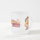 Tasse en verre givré de Bitsy (Devant droit)