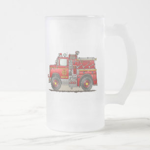 Tasse en verre givré de camion de délivrance