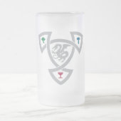 Tasse en verre givré de DAoC avec le noeud (Centre)