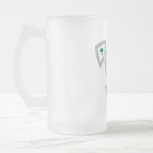 Tasse en verre givré de DAoC avec le noeud