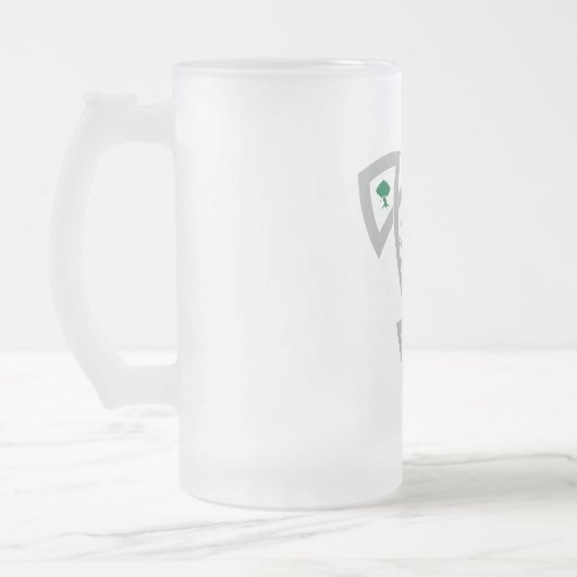 Tasse en verre givré de DAoC avec le noeud (Gauche)