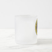 Tasse en verre givré de JDEC-A (Centre)