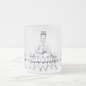 Tasse en verre givré de Kuan Yin (Centre)