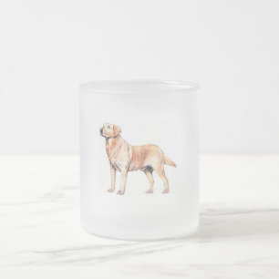 Tasse en verre givré de Labrador
