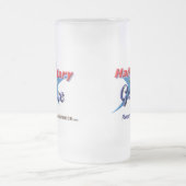 Tasse en verre givré de Mary de grêle (Centre)