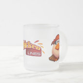 Tasse en verre givré de Nina de La (Devant droit)