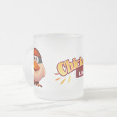 Tasse en verre givré de Nina de La (Devant gauche)