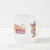 Tasse en verre givré de Plumendini (Devant droit)