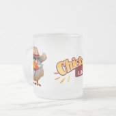 Tasse en verre givré de Plumendini (Devant gauche)