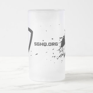 Tasse en verre givré de SG