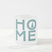 Tasse en verre givrée du New Hampshire (Centre)