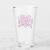 Tasse en verre LOVE (Dos)