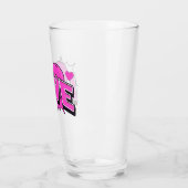 Tasse en verre LOVE (Gauche)