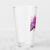 Tasse en verre LOVE (Droite)