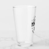 Tasse en verre MEGA PINT pour boire du café, du vi (Droite)