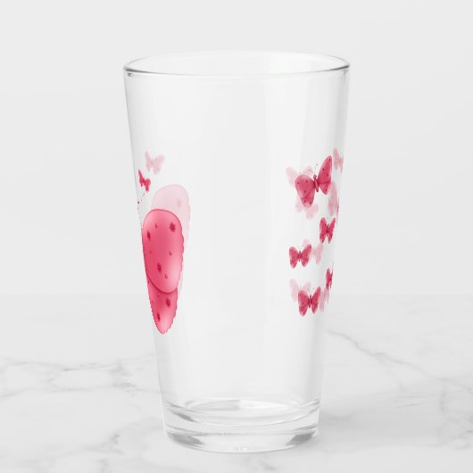 tasse en verre papillon (Gauche)