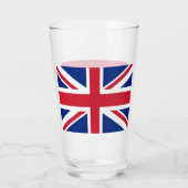 Tasse en verre patriotique avec drapeau de l'île d (Dos)