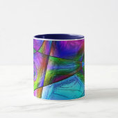 Tasse en verre souillé (Centre)