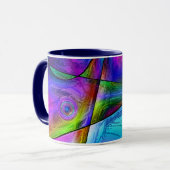 Tasse en verre souillé (Devant gauche)
