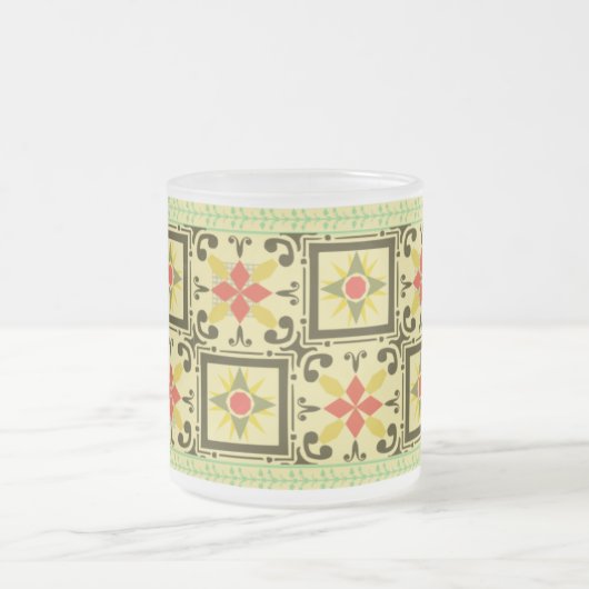 Tasse en verre - vert 04 (Centre)