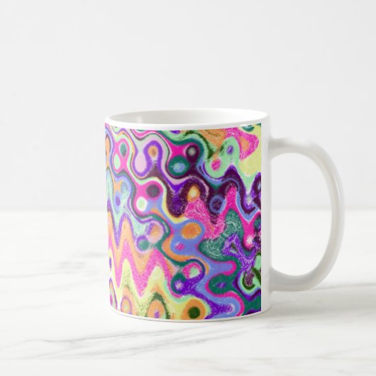 Tasse en zig-zag de vague (Droite)