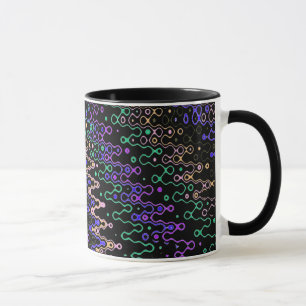 Tasse en zig-zag super noire