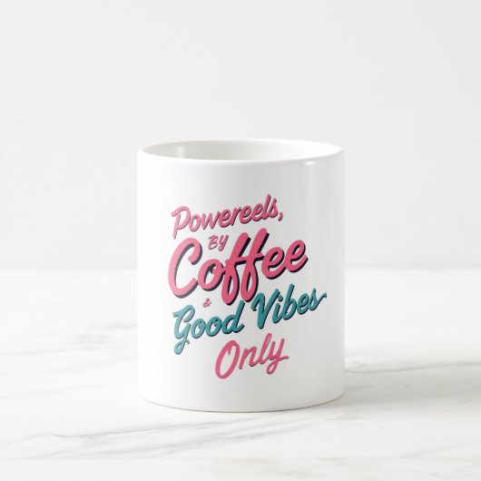 Tasse Énergisée par le Café – Bonnes Vibrations (Centre)