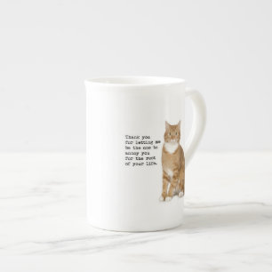 Tasse ennuyante de chat