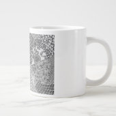 Tasse enorme avec l'illustration (Droite)