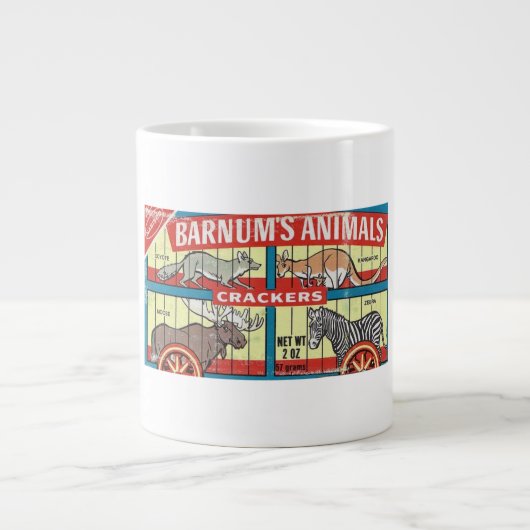 Tasse enorme chic minable des biscuits animaux de (Devant)