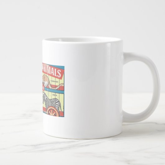 Tasse enorme chic minable des biscuits animaux de (Droite)