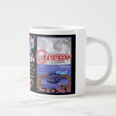 Tasse enorme du tranchant de Cancer de Gémeaux (Droite)