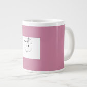 Tasse enorme rose (Devant droit)