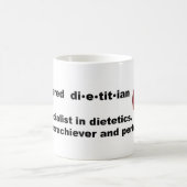 Tasse enregistrée de diététicien (Centre)