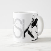 Tasse enrouée de chien de Sleg de chien de (Devant droit)