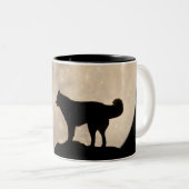 Tasse enrouée de chien de traîneau sibérien de (Devant droit)
