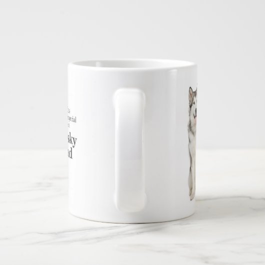 Tasse enrouée d'éléphant de papa (Dos)