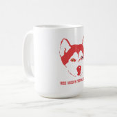 Tasse enrouée rouge de révolution (Devant gauche)