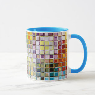 Tasse ensoleillée de coutume de fleur de confetti