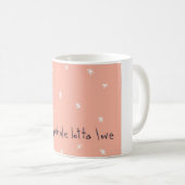 Tasse entière d'amour de Lotta (Devant droit)