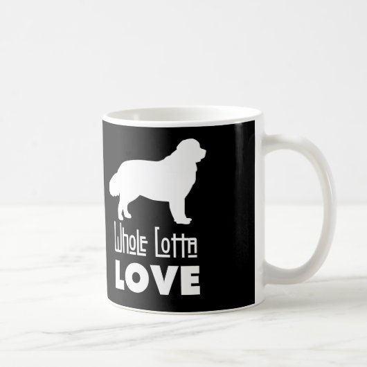 Tasse entière d'amour de Lotta Newfie (Droite)